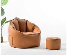 BRAND NEW Single Bean Bag Sofas Orange