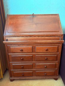 Oak Edwardian Bureau Chest/ Study Desk