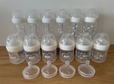 12 x NUK Baby Bottles