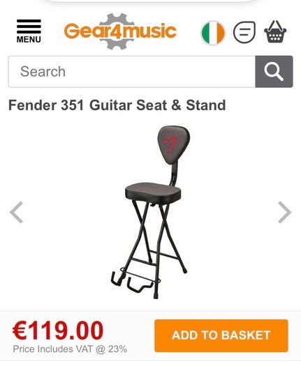 Fender Guitar Seat and Stand