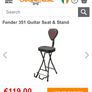 Fender Guitar Seat and Stand Image 5