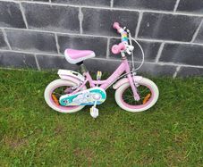 Girls 14 inch bike unicorn