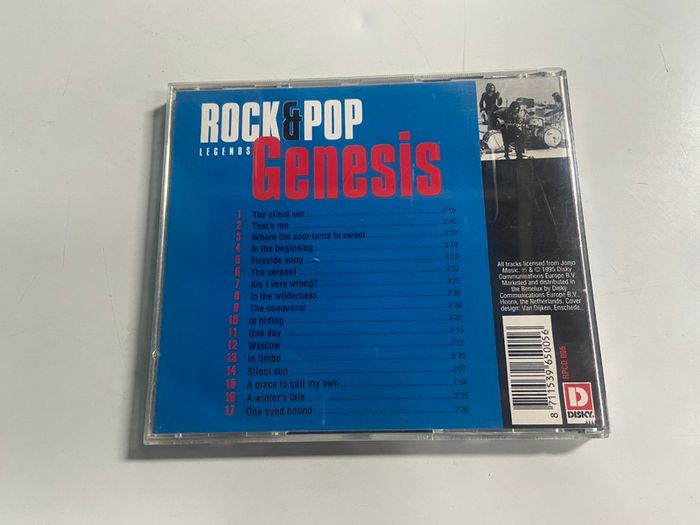 Genesis Rock & Pop Legends CD