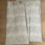 M&Sspotty cotton rich blackout eyelet curtains and cushion covers Image 2