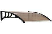 NEW SALE | Curved Window Door Canopy Aluminium Rigid Plastic Polycarbonate Fixed Outdoor Awning Modern Design UV Water Rain Resist