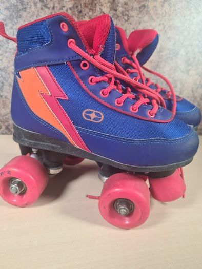 Kids NO FEAR roller skates boot skates SIZE UK 1 EU 33