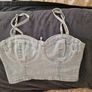 women denim top Image 2