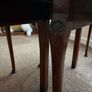 Antique mahogany table with 4 pull out individual Image 3
