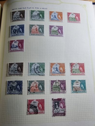 Stamp album 153 Botswana, Lesotho
