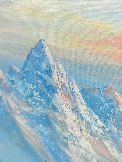 Large W Chapman Oil on Board