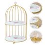 BRAND NEW Iron Art Nordic Style Bird Cage Rack Storage Holder Image 4