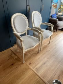 Pair of antique-style armchairs
