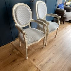 Pair of antique-style armchairs