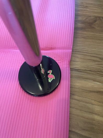 Pink Gymnastics Bar with Mat