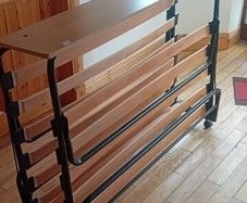 Folding Small Double Jaybe Bed frame - No Mattress