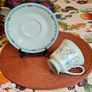 Vintage Noritake Japan Cup & Saucer  Birds & Floral Pattern, 1960s 80s Image 6