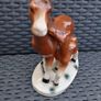 Beautiful Vintage Porcelain Horse with Foal Image 3
