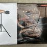 Patio heater and stand. Image 3