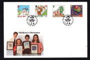 1996 Isle of Man Christmas Childress's Paintings Commemorative Stamps First Day Cover (FDC)