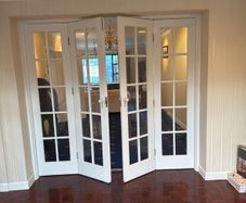 Folding internal doors