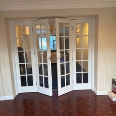 Folding internal doors