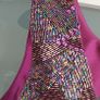 PIED A TERRE magenta embellished Sz 10 Image 5