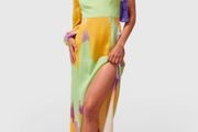 The Wolf Gang Multicoloured Tie Dye Maxi Dress