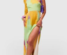 The Wolf Gang Multicoloured Tie Dye Maxi Dress