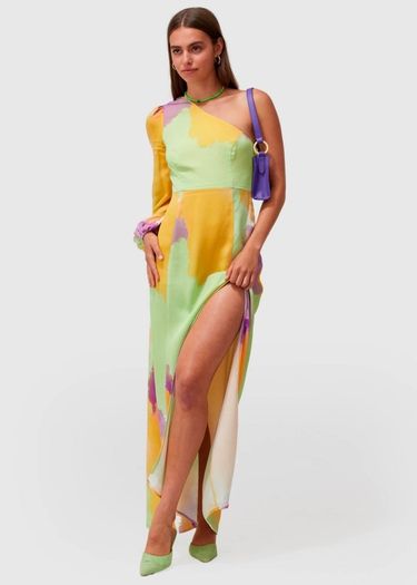 The Wolf Gang Multicoloured Tie Dye Maxi Dress