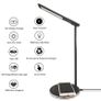 2 in 1 folding fast charging LED desk lamp with wireless charger eye protection for iphone, Samsung, Android. Image 5