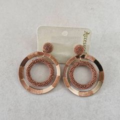 Accessorize Earrings Brown/Gold