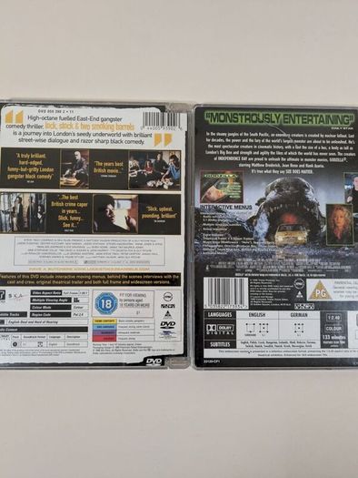Godzilla and Lock Stock jewel Case DVD