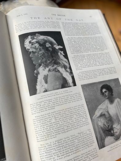726 bound pages The Sketch 1895 (Curragh)