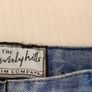 New vintage denim shorts with fringe Image 2