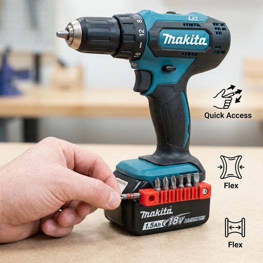 Makita bit holder (Flexible hex shape)