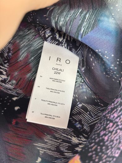 IRO long sleeve silk top
