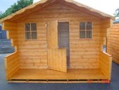 8ft x 8ft Lodge Range Garden Shed
