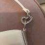 Brand new satin cream occassion bag Image 3