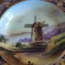 Antique fine Japanese porcelain, 5 bowl plates hand painted with liquid gold in Japan in the 1930s Image 7