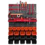 41pcs Wall Mounted Storage Bin Organiser Set With Holders + Hooks Image 2