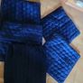 Soft Velour Sapphire Blue Cushion Covers x5 Image 2