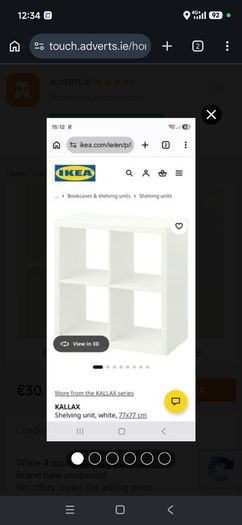 IKEA kallax storage shelves