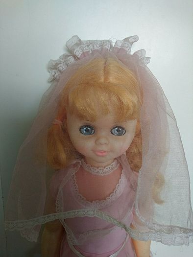 doll in bride dress