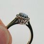 Vintage Tanzanite & Diamond Cluster Ring Image 7