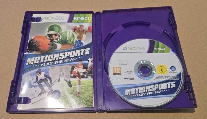 XBOX360 Xbox 360 Kinect Motionsports Play For Real - With Manual