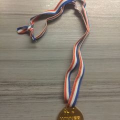 Plastic medal