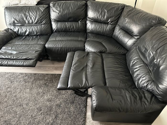 Leather Recliner Sofa