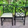 Mid-century pair of chinese chippendale chairs Image 3