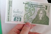 A/UNC 1989 Irish One Pound Banknote