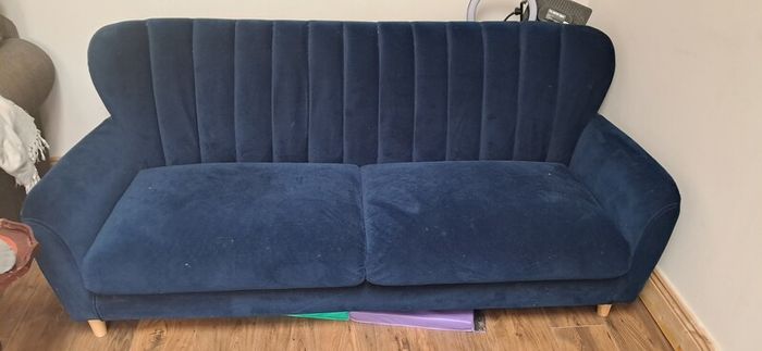 sofa 2 velvet seater